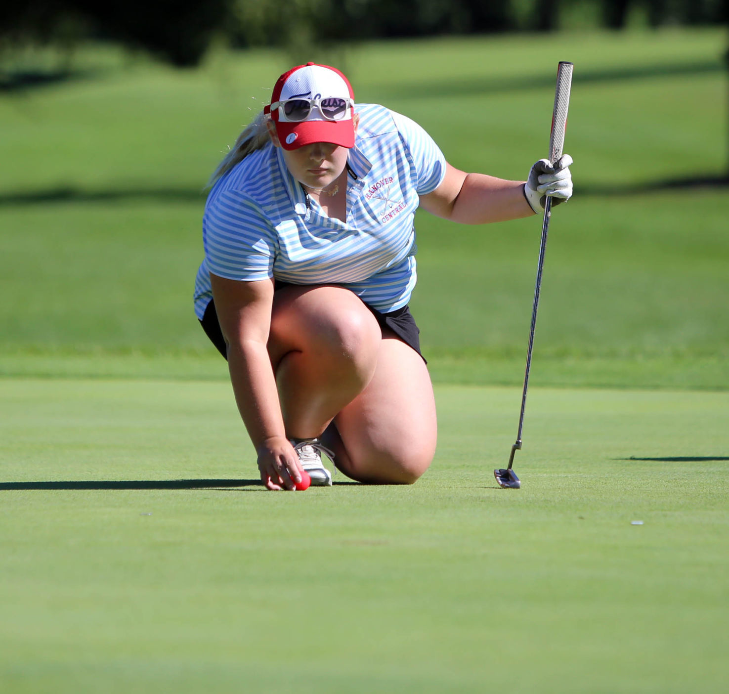 girls golf sectional, Valpo